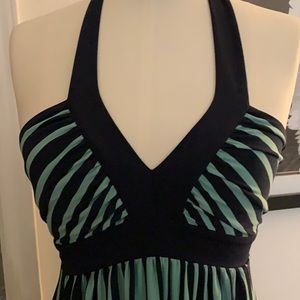 BCBG striped mini dress